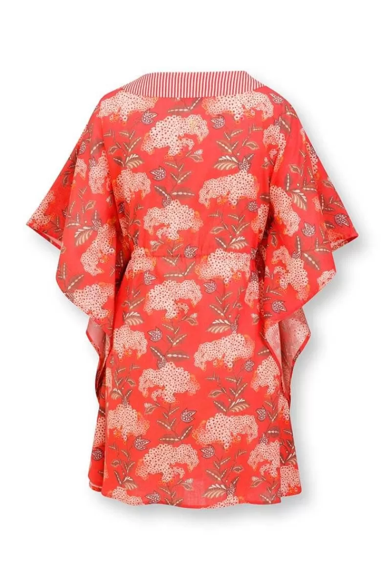 Pip Studio Tunique Flora Firenze En Coloris Corail Rouge Cheap