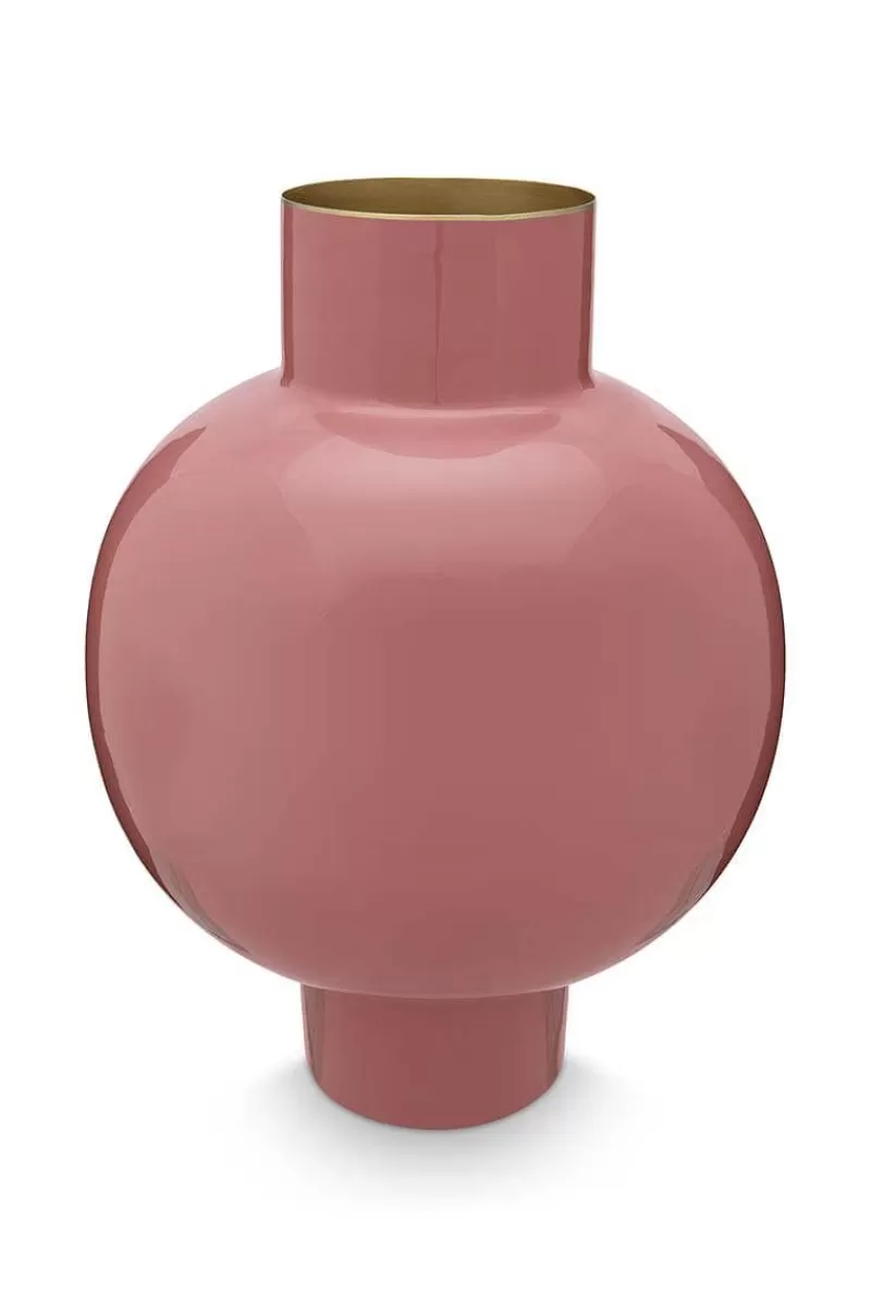 Pip Studio Vase En Metal En Coloris 42 Cm Rose Best