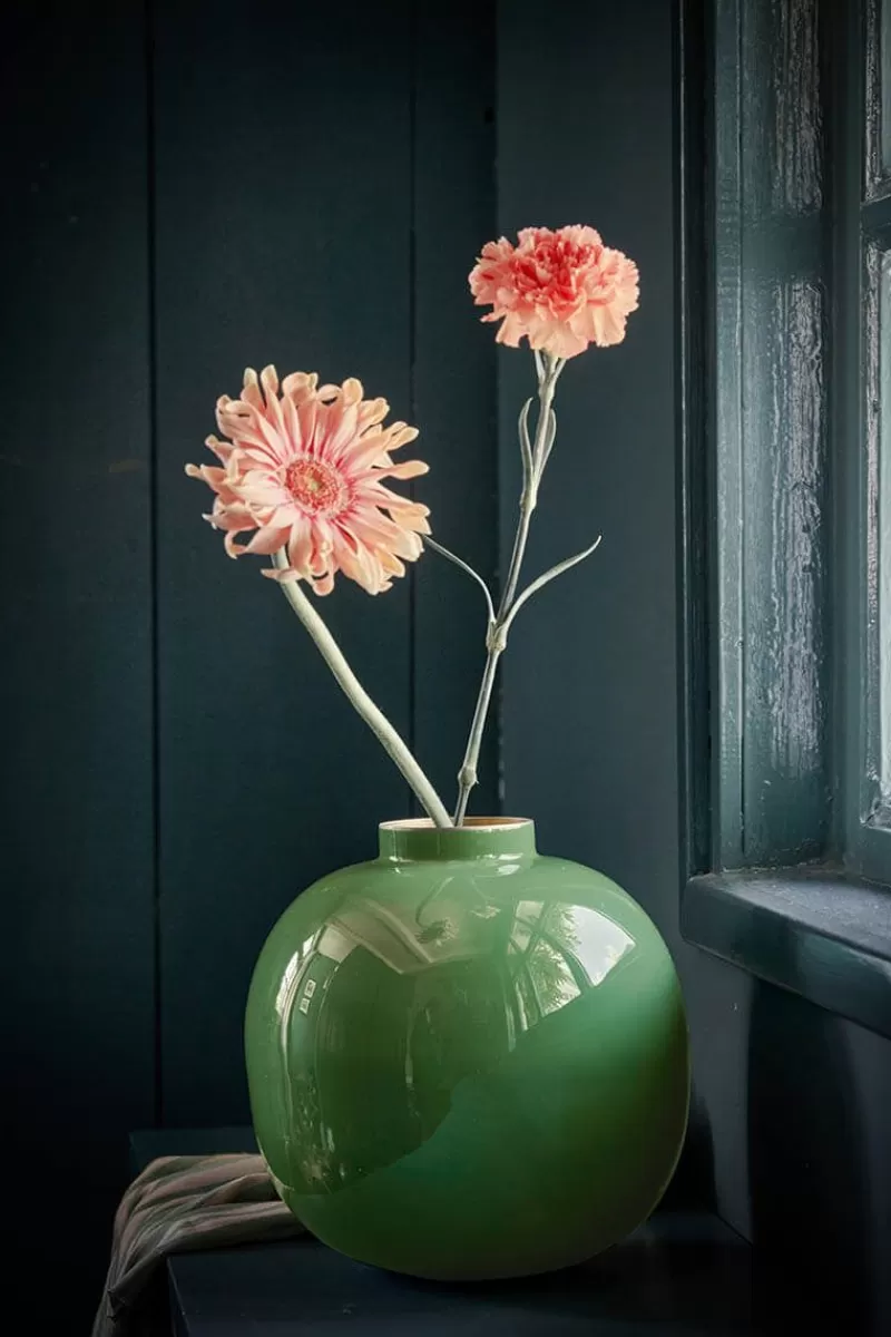 Pip Studio Vase En Metal En Coloris Fonce 23 Cm Vert Cheap