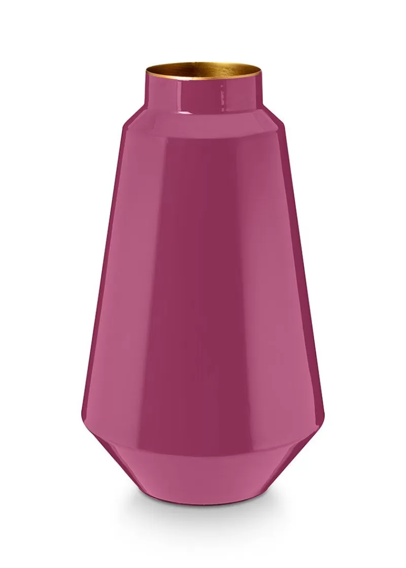 Pip Studio Vase En Metal En Coloris Rose 36 Cm Cheap