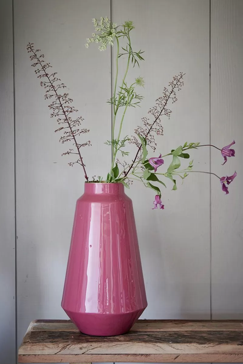 Pip Studio Vase En Metal En Coloris Rose 36 Cm Cheap